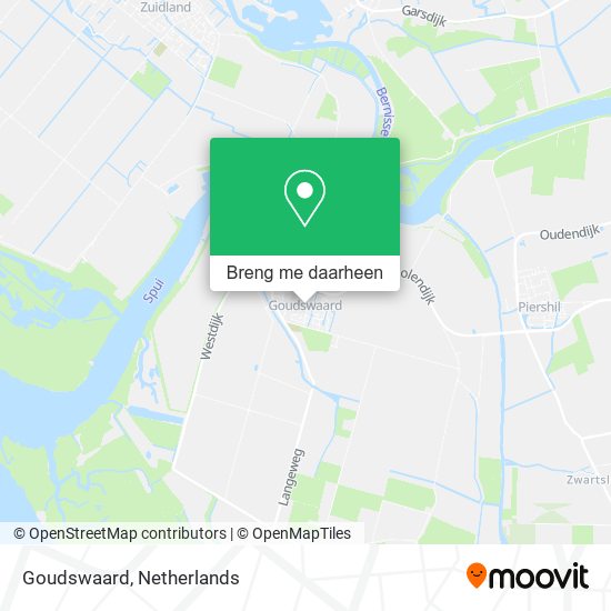 Goudswaard kaart