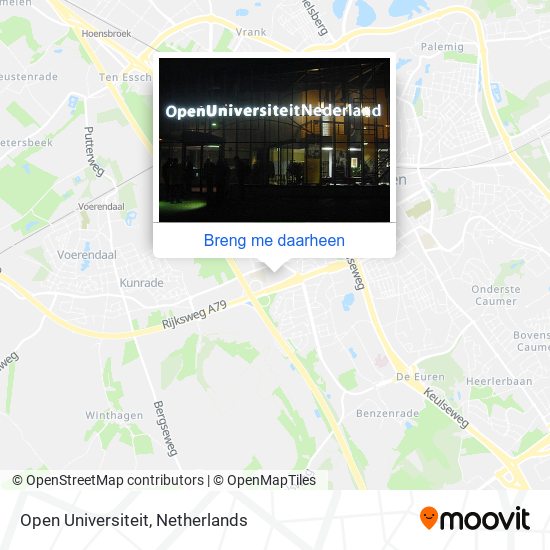 Open Universiteit kaart