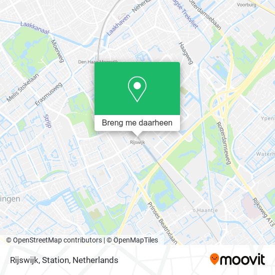 Rijswijk, Station kaart
