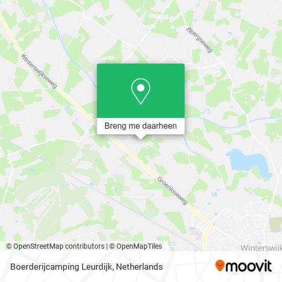 Boerderijcamping Leurdijk kaart