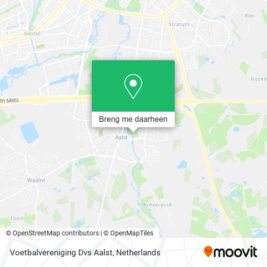 Voetbalvereniging Dvs Aalst kaart