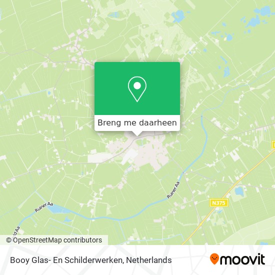 Booy Glas- En Schilderwerken kaart