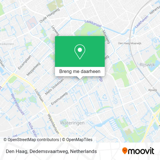 Den Haag, Dedemsvaartweg kaart