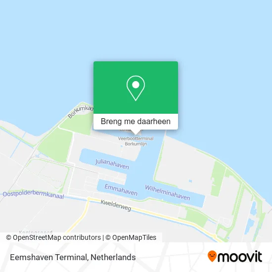 Eemshaven Terminal kaart