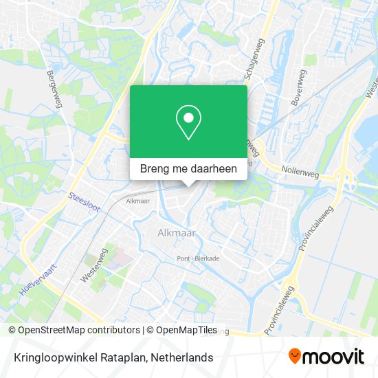 Kringloopwinkel Rataplan kaart