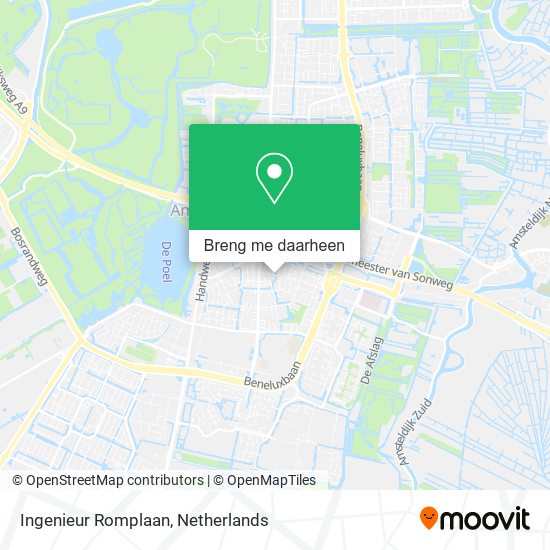 Ingenieur Romplaan kaart