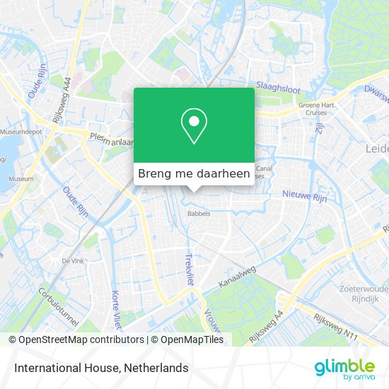 International House kaart