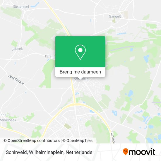 Schinveld, Wilhelminaplein kaart