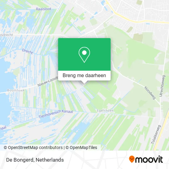 De Bongerd kaart