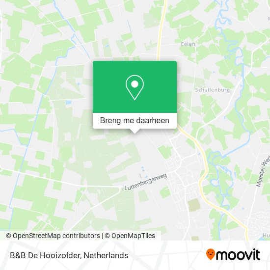 B&B De Hooizolder kaart