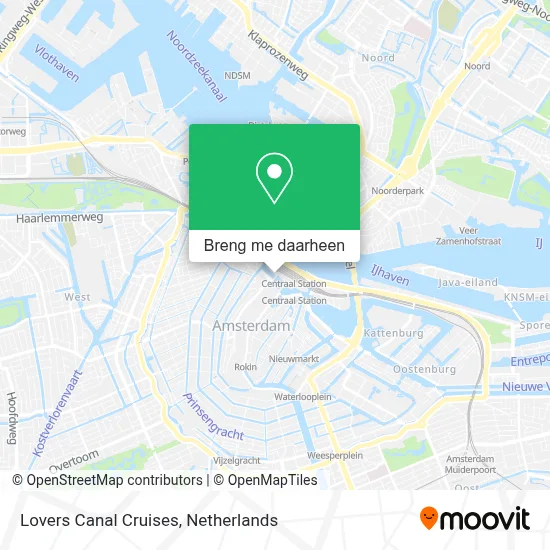 Lovers Canal Cruises kaart