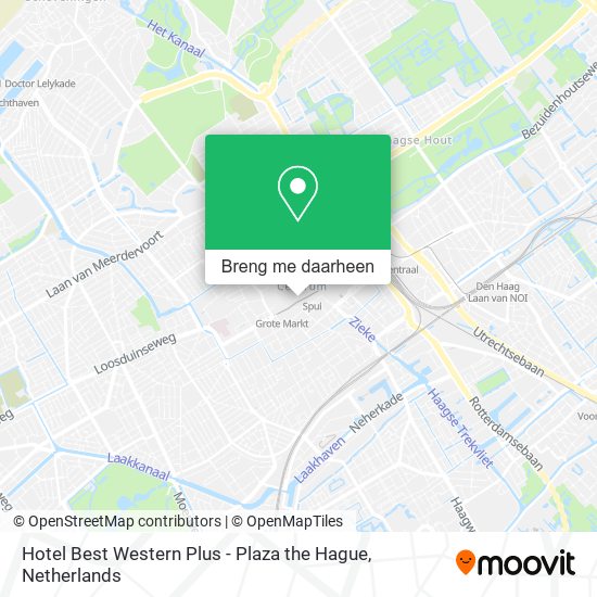 Hotel Best Western Plus - Plaza the Hague kaart