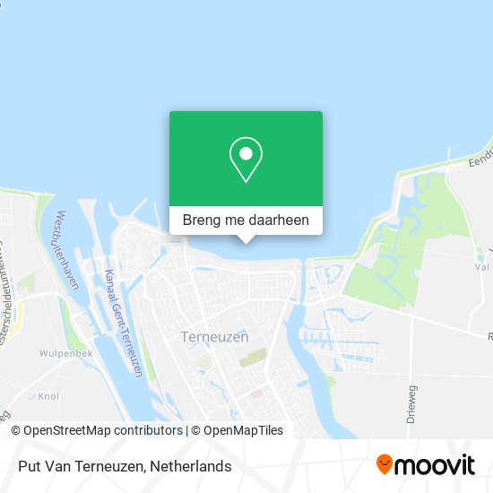 Put Van Terneuzen kaart