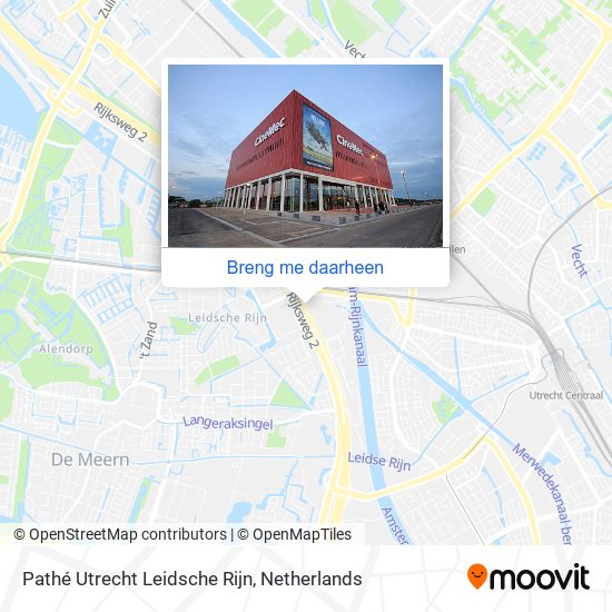 Pathé Utrecht Leidsche Rijn kaart