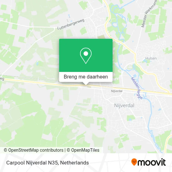 Carpool Nijverdal N35 kaart