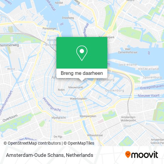 Amsterdam-Oude Schans kaart