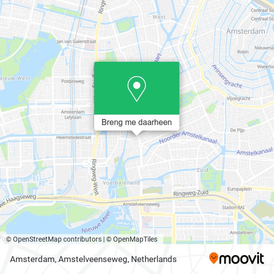 Amsterdam, Amstelveenseweg kaart