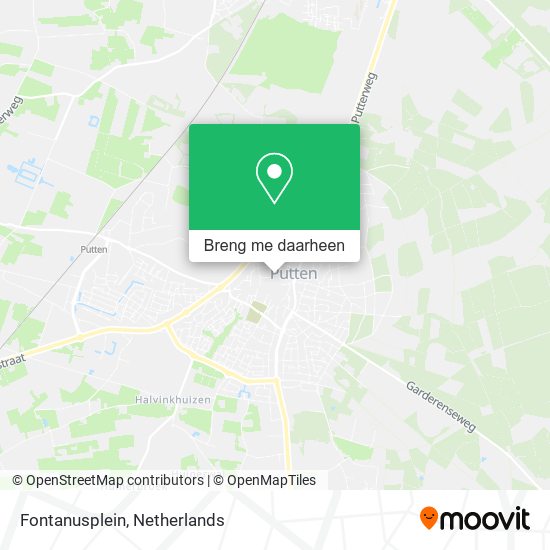 Fontanusplein kaart