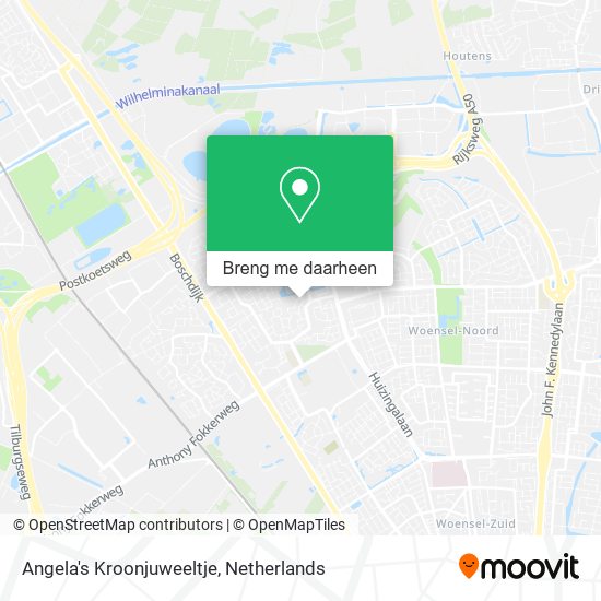 Angela's Kroonjuweeltje kaart