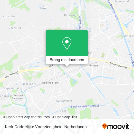 Kerk Goddelijke Voorzienigheid kaart