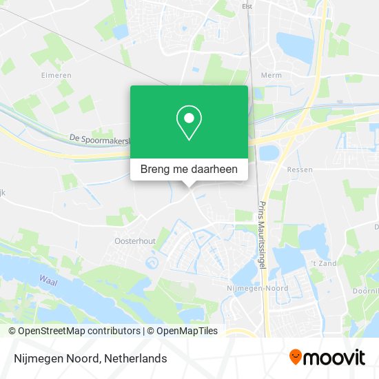 Nijmegen Noord kaart