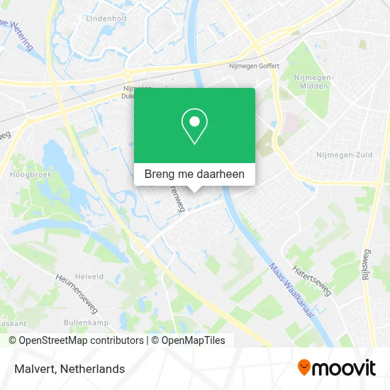 Malvert kaart