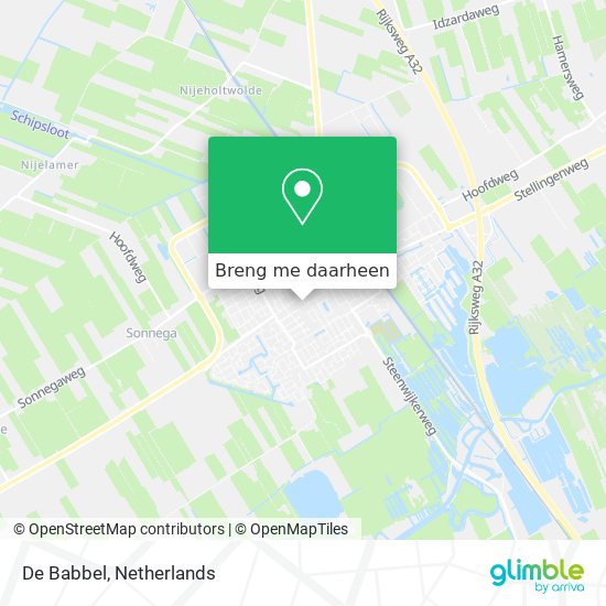 De Babbel kaart