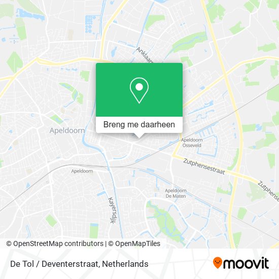 De Tol / Deventerstraat kaart