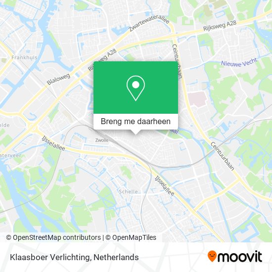 Klaasboer Verlichting kaart