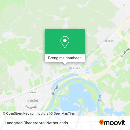 Landgoed Rhederoord kaart