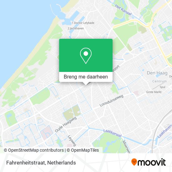 Fahrenheitstraat kaart