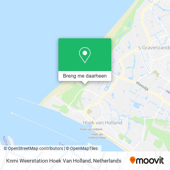 Knmi Weerstation Hoek Van Holland kaart