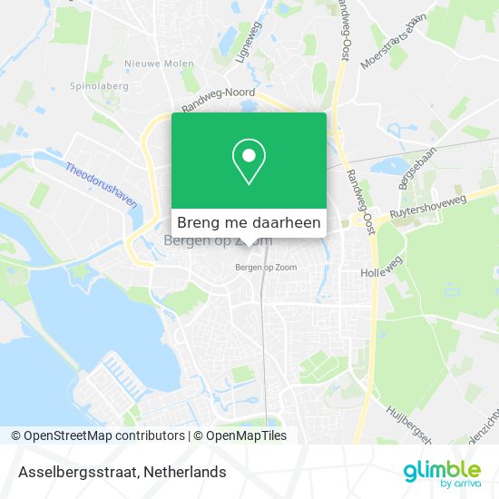 Asselbergsstraat kaart