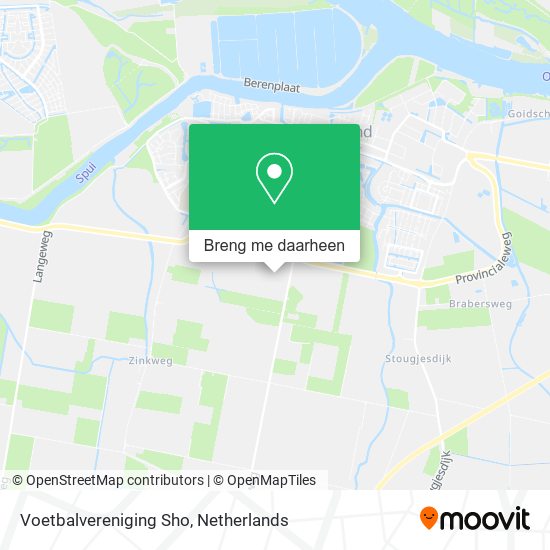 Voetbalvereniging Sho kaart