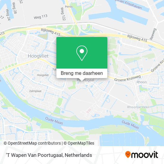 'T Wapen Van Poortugaal kaart