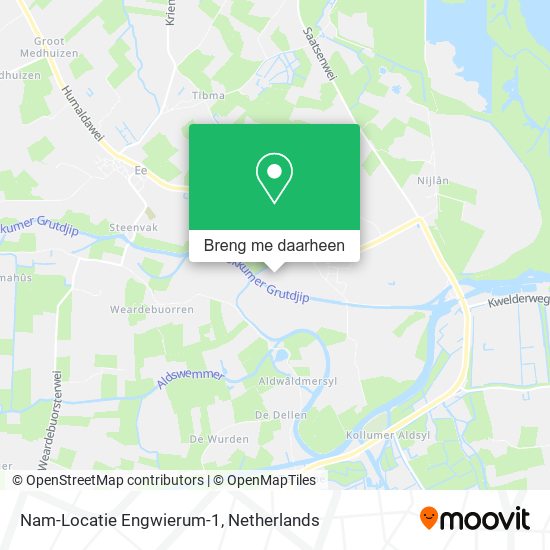 Nam-Locatie Engwierum-1 kaart