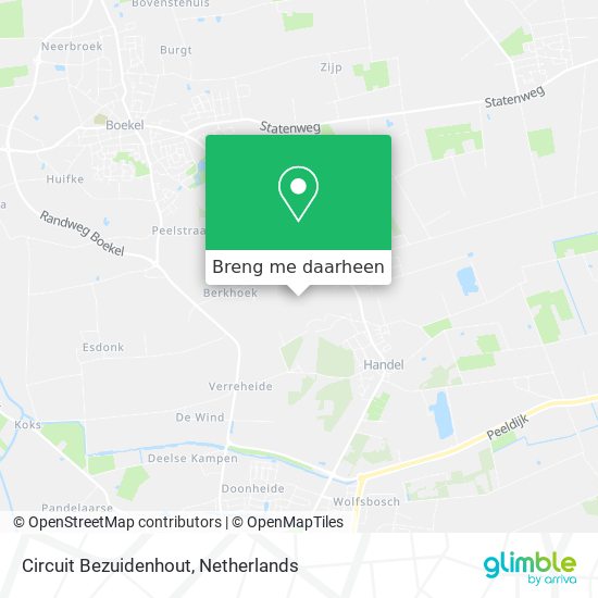 Circuit Bezuidenhout kaart