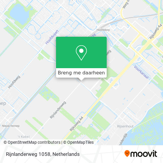 Rijnlanderweg 1058 kaart