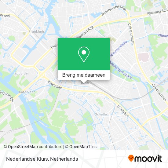 Nederlandse Kluis kaart