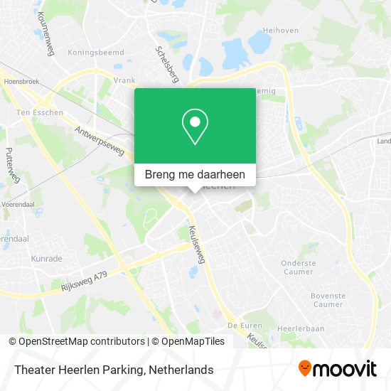 Theater Heerlen Parking kaart
