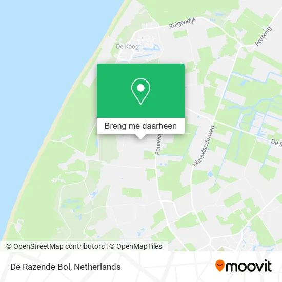 De Razende Bol kaart
