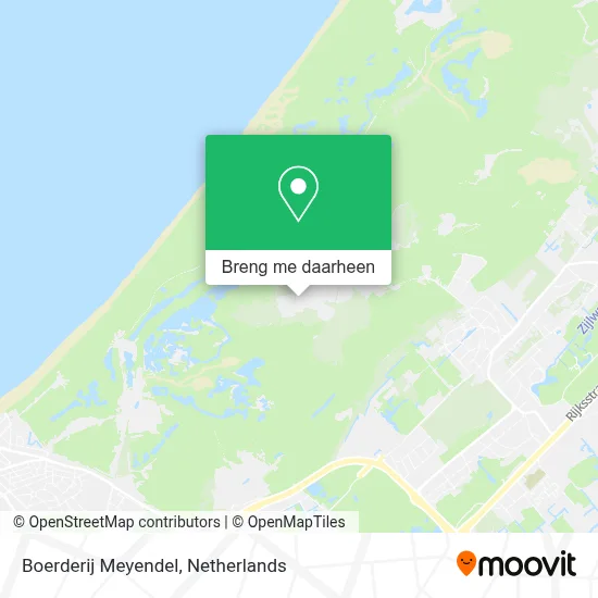 Boerderij Meyendel kaart