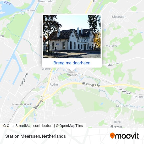 Station Meerssen kaart