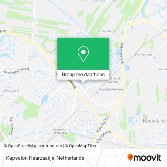 Kapsalon Haarzaakje kaart