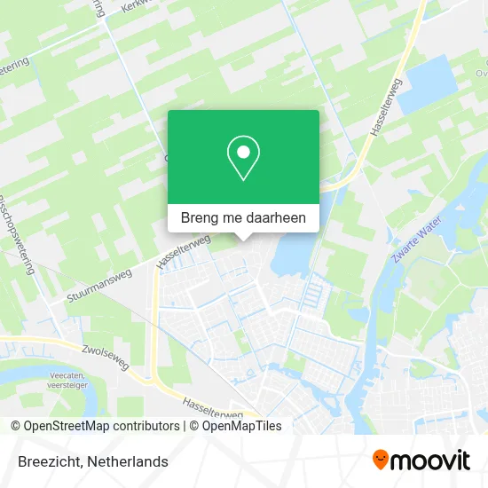 Breezicht kaart