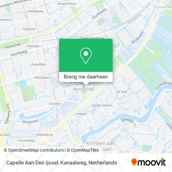 Capelle Aan Den Ijssel, Kanaalweg kaart