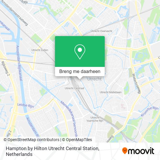 Hampton by Hilton Utrecht Central Station kaart