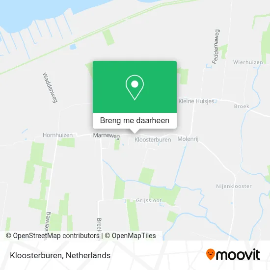 Kloosterburen kaart