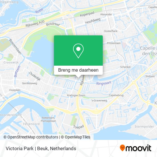 Victoria Park | Beuk kaart
