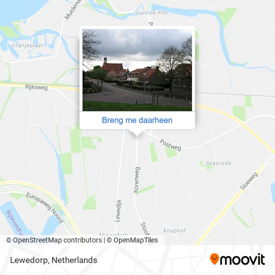 Lewedorp kaart